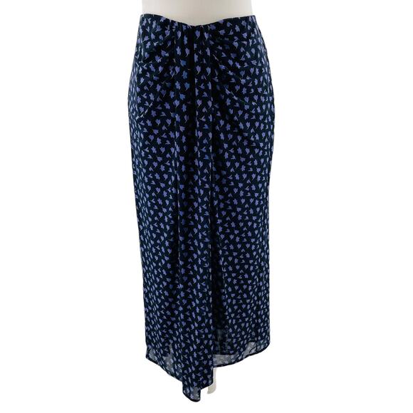 Cabi 5887 Island Navy Blue Purple Sleeveless Tunic Long Midi Skirt 2 Pc Set M - Picture 6 of 15